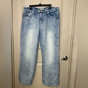 BKE Men's Faded Denim Jeans
